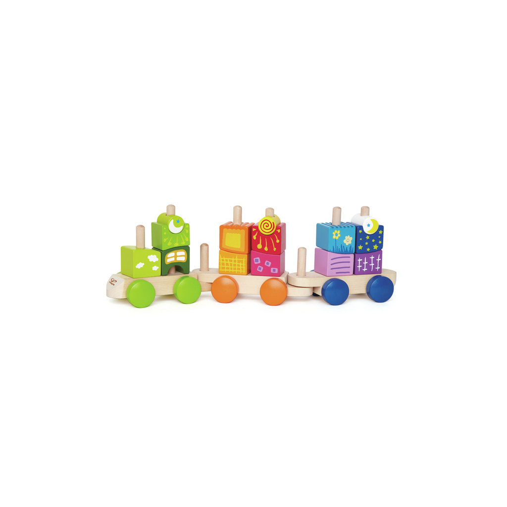 Hape jucarie trenulet 18m+ Fantasia Blocks Train Imagine principală a produsului