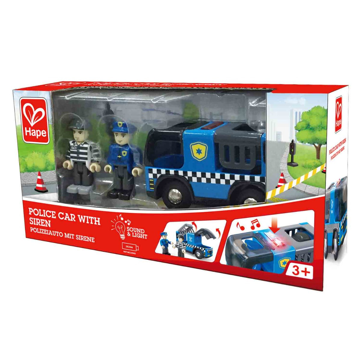 Hape masina de politie cu sirena 3 ani+