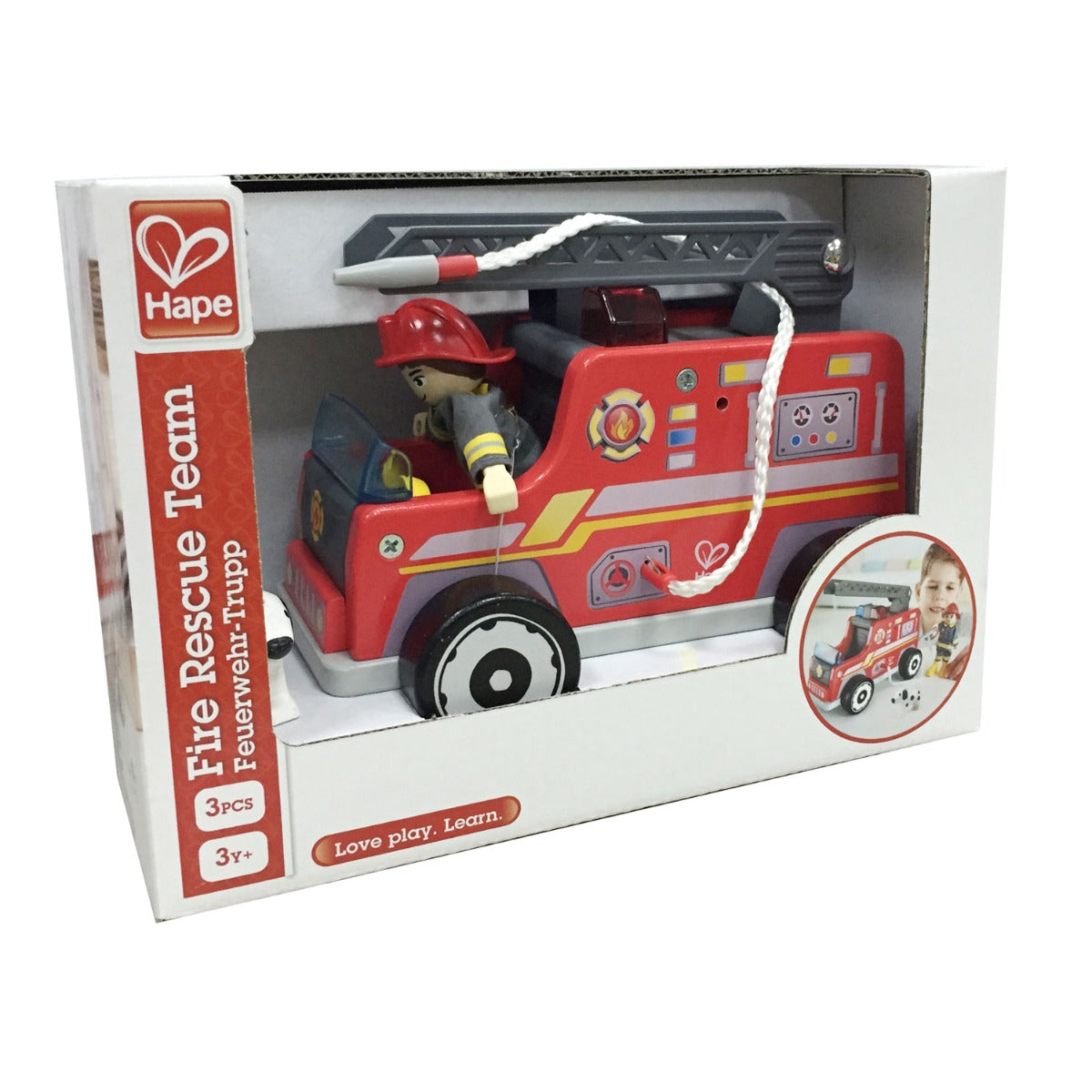 Hape Masina de pompieri 3 ani+