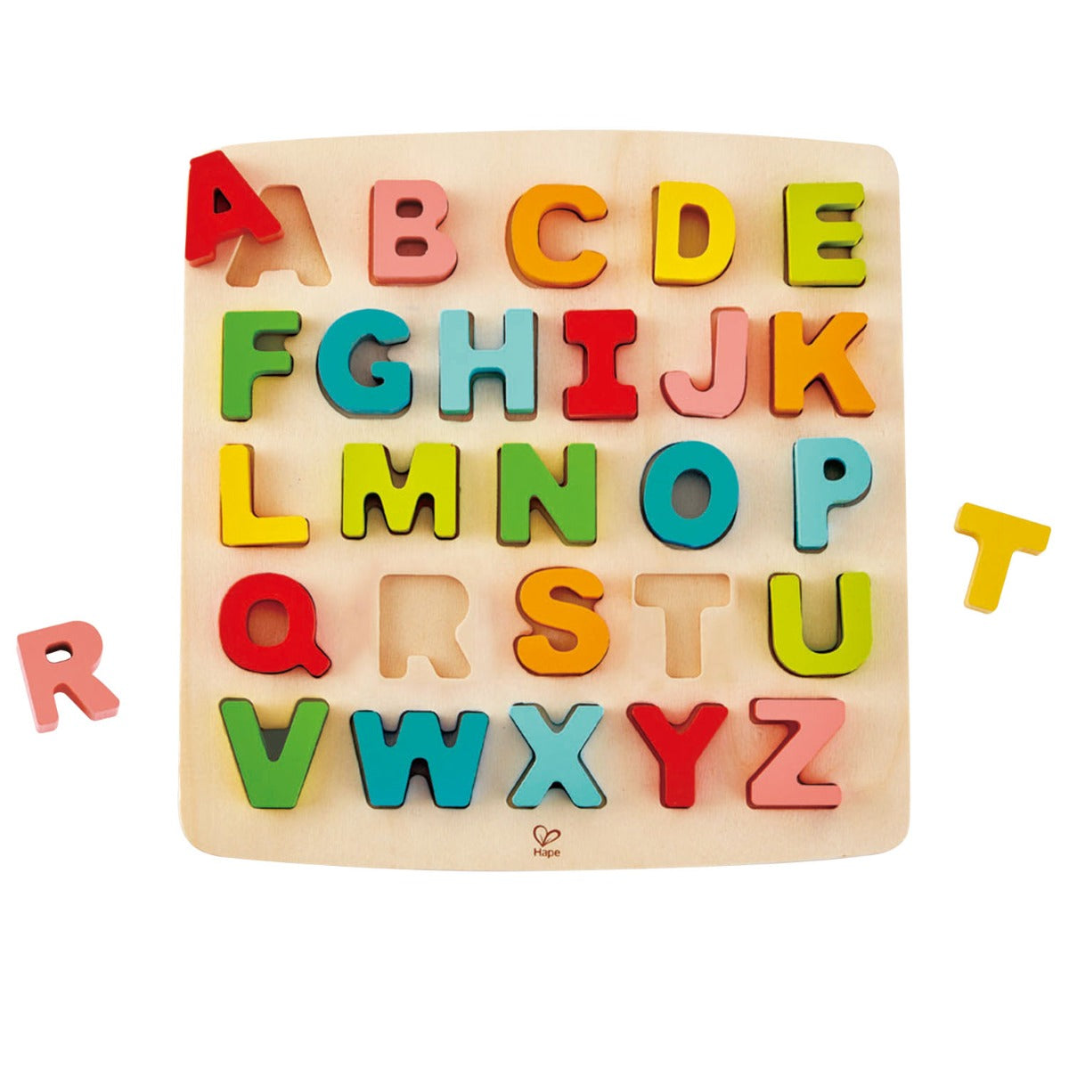 Hape puzzle din lemn 3 ani+ Alfabet Chunky