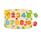 Hape puzzle din lemn 3 ani+ Numere