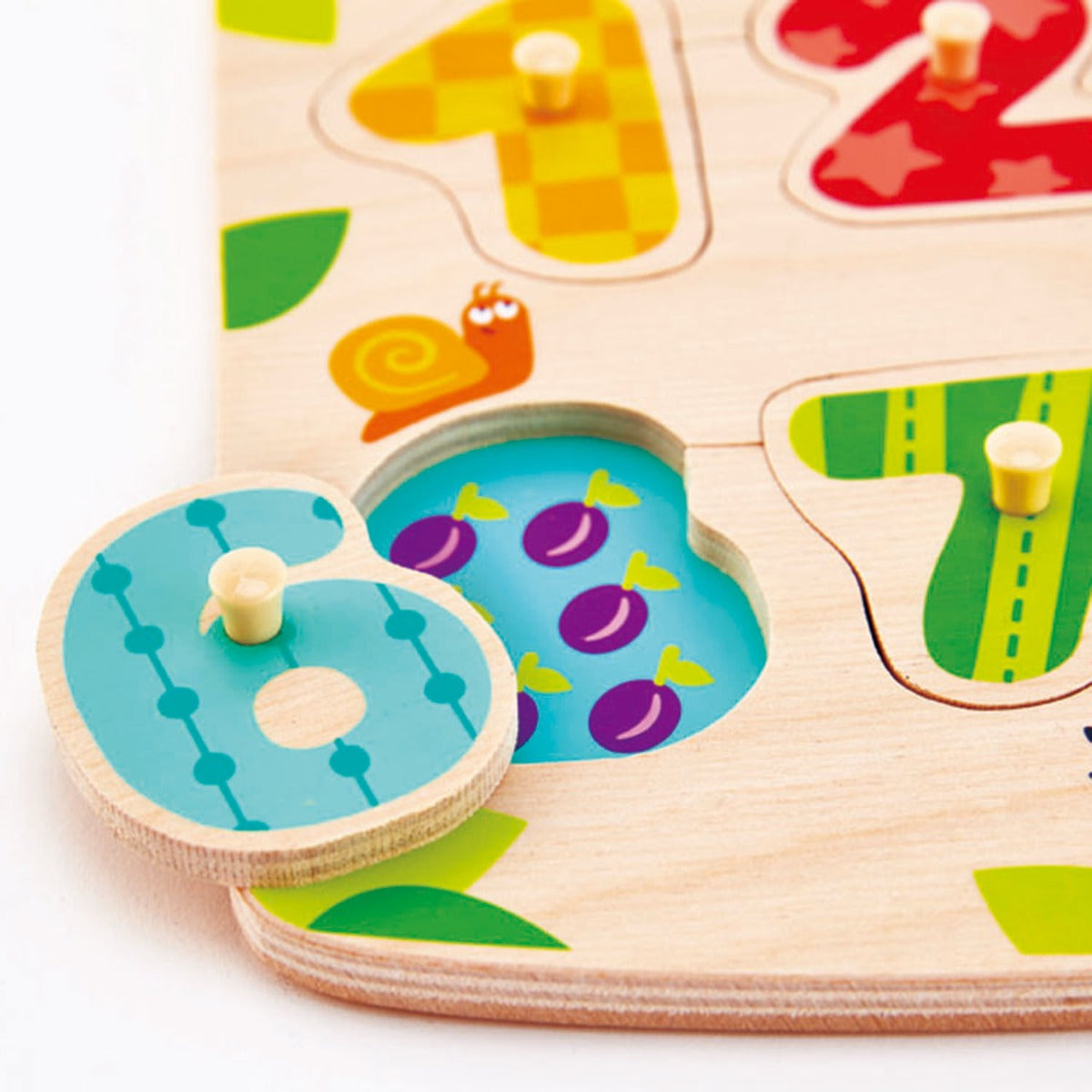 Hape puzzle din lemn 3 ani+ Numere
