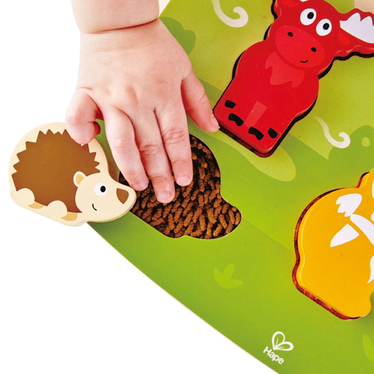 Hape puzzle tactil 2 ani+ Animale din padure