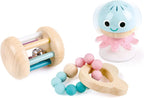 Hape set 3 jucarii senzoriale 0m+