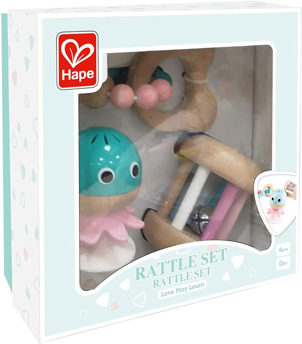 Hape set 3 jucarii senzoriale 0m+