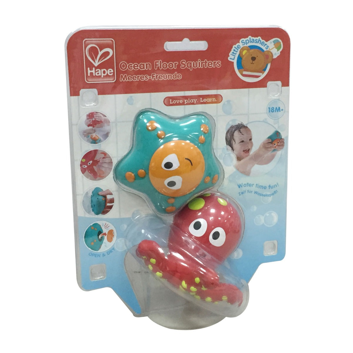 Hape set jucarie de baie 18m+ Prietenii din ocean