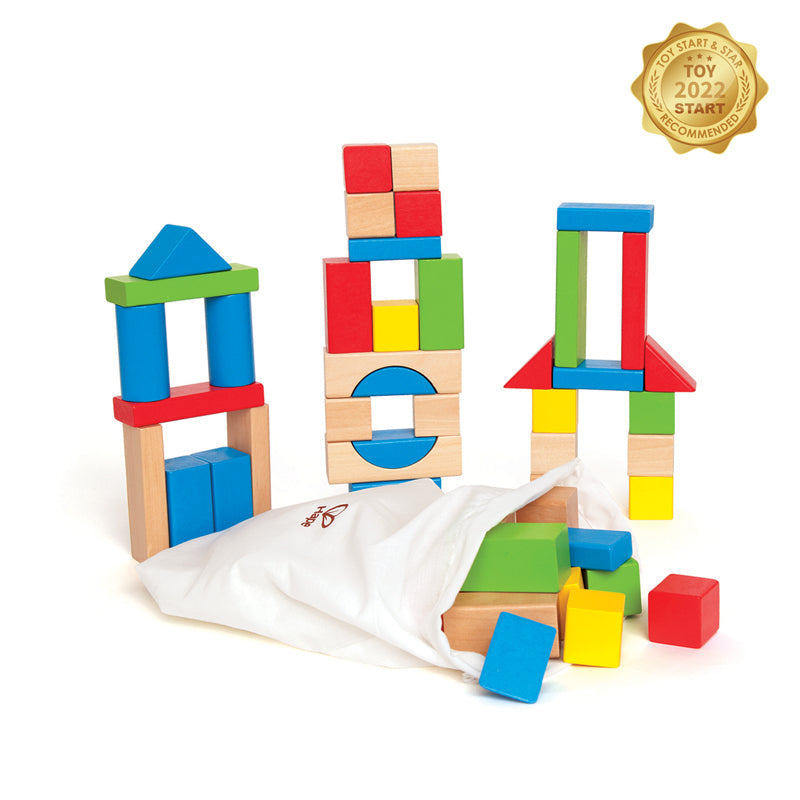 Hape set piese de construit multicolor 12m+