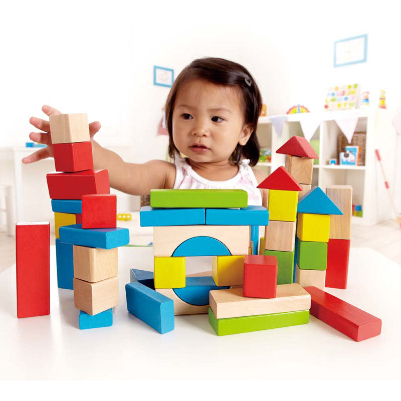Hape set piese de construit multicolor 12m+
