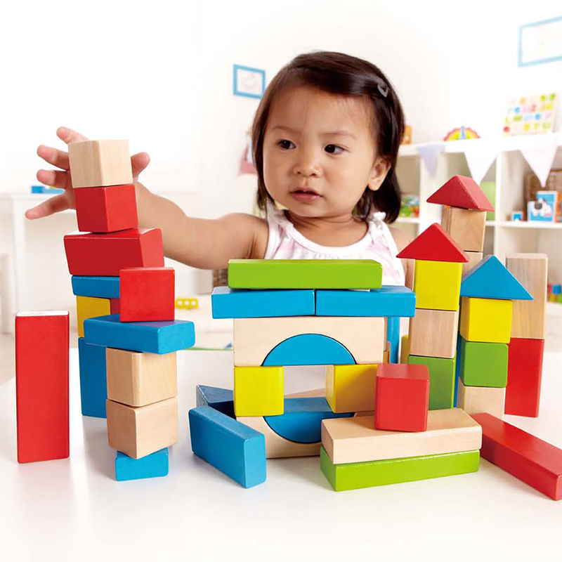Hape set piese de construit multicolor 12m+