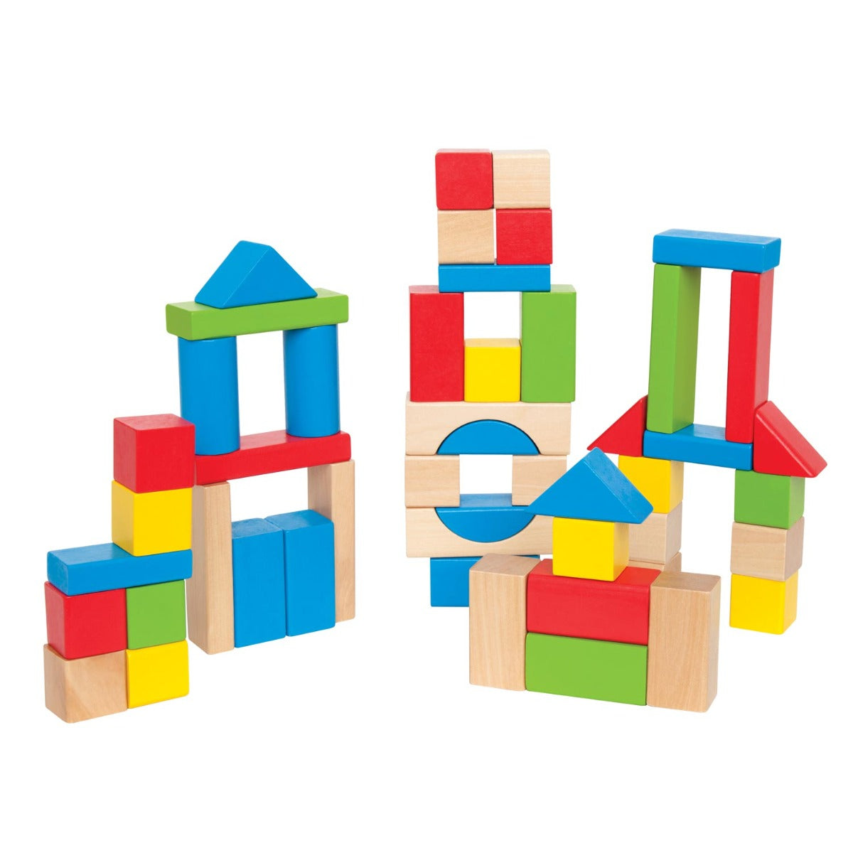 Hape set piese de construit multicolor 12m+