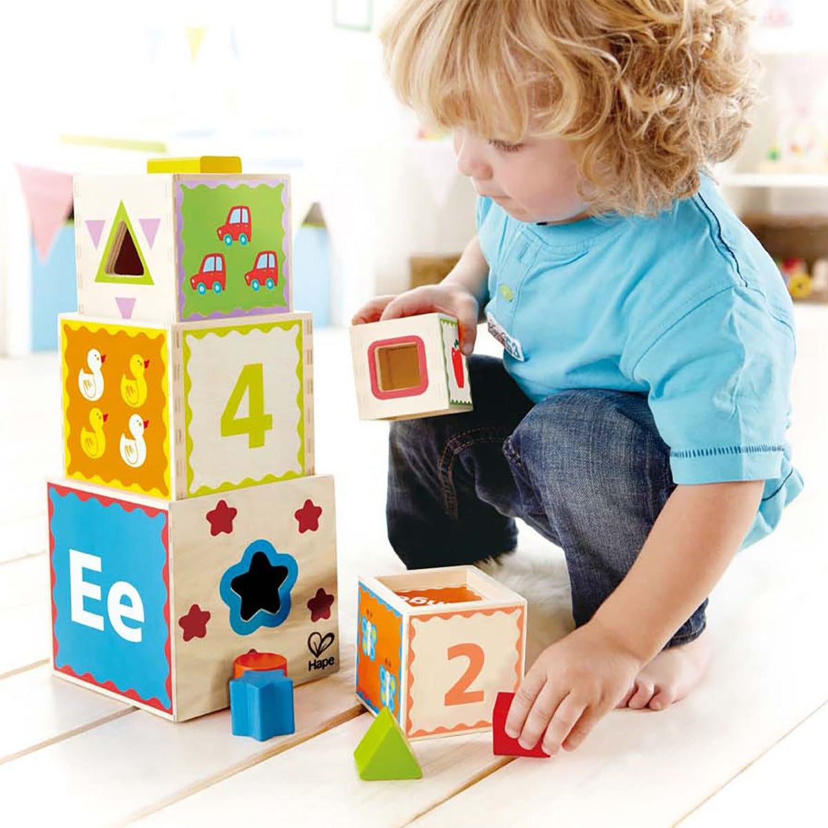 Hape set Piramida creativa 18m+