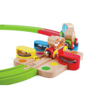 Hape sina de tren curcubeu 18m+ Rainbow Puzzle Railway