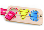 Hape sina de tren curcubeu 18m+ Rainbow Puzzle Railway