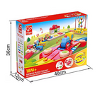 Hape sina de tren curcubeu 18m+ Rainbow Puzzle Railway
