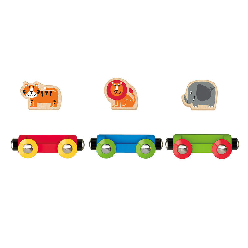 Hape tren calatoria in jungla 18m+