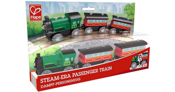 Hape tren de calatori pe aburi 3 ani+