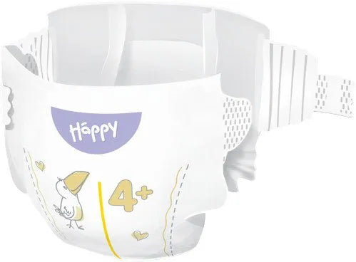 Happy scutec copii Soft&Delicate Maxi 4 pentru 9-15 kg 56 buc