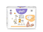 Happy scutec copii Soft&Delicate Mni 2 pentru 3-6 kg 38 buc