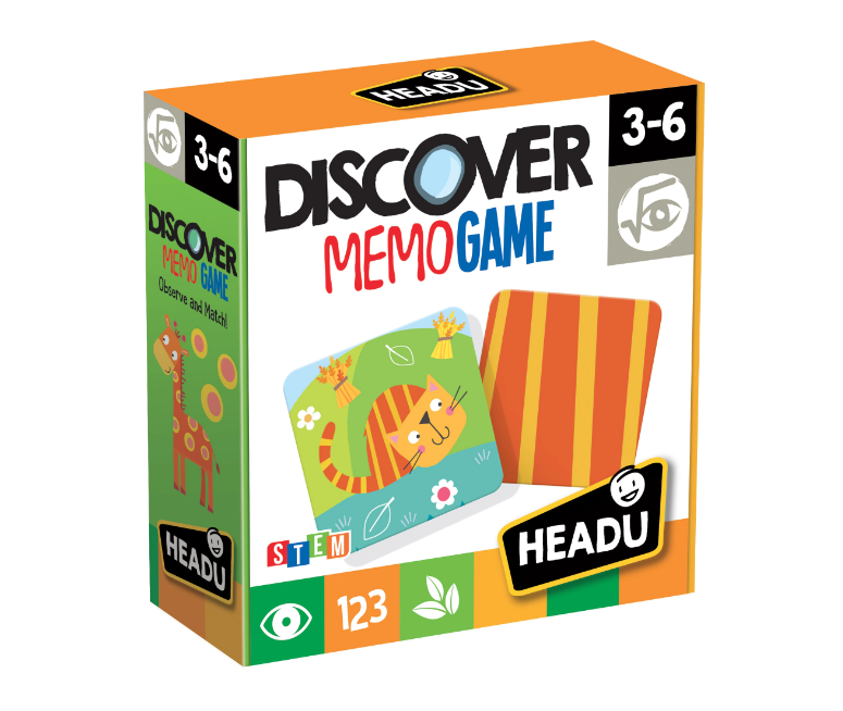Headu joc educativ Descopera jocul memoriei 3-6 ani