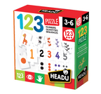 Headu puzzle logic cu numere 27 piese 3-6 ani
