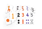 Headu puzzle logic cu numere 27 piese 3-6 ani