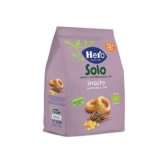 Hero Baby snack linte si porumb 12 luni+, 50 g