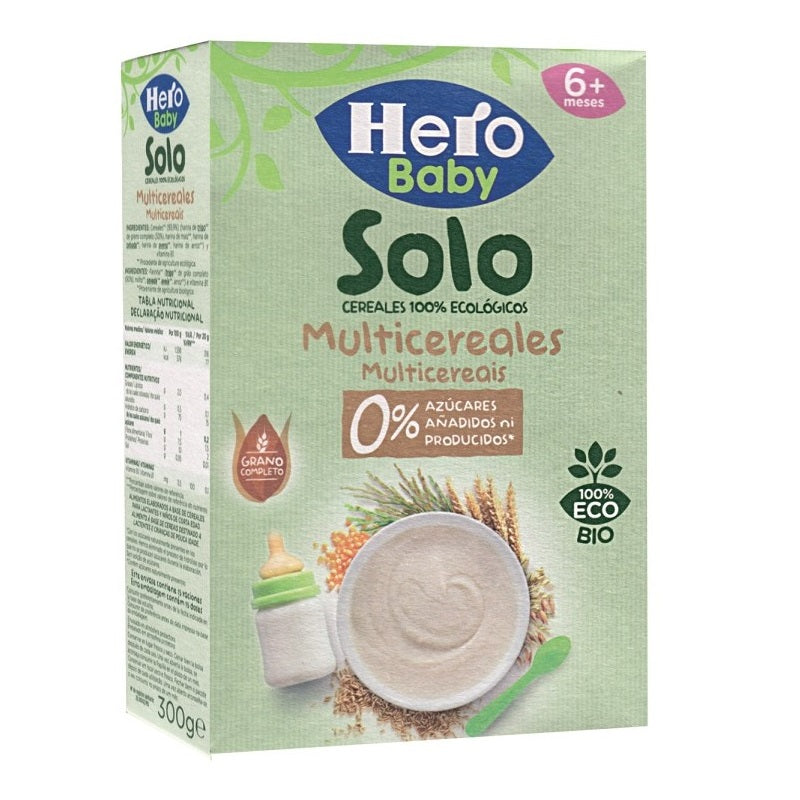 Hero Baby Solo multicereale ecologice 6 luni+, 300 g  28360