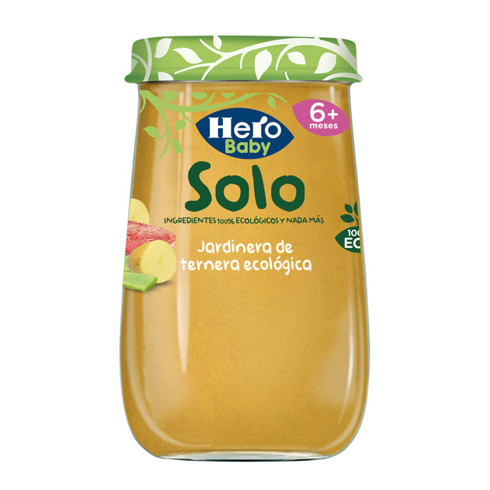Hero Baby Solo piure cu legume si carne de vitel 6 luni+, 190 g