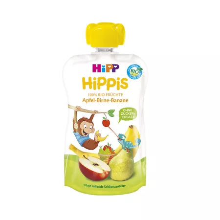 Hipp piure Bio din mar, para si banana HiPPiS 12m+ 100 g