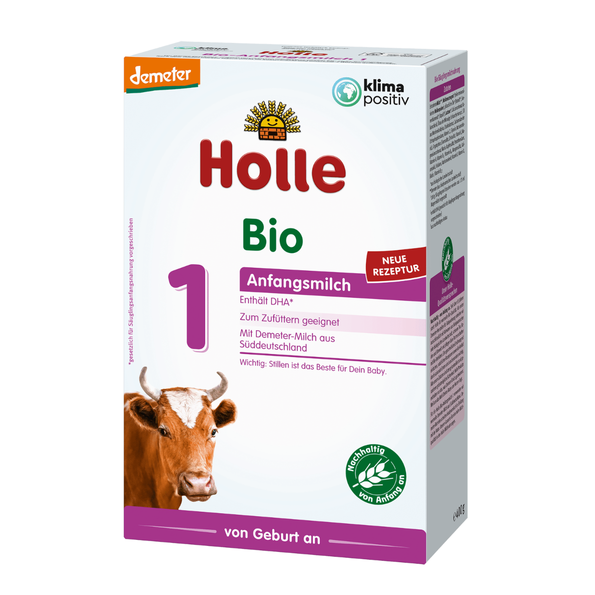Holle Bio lapte organic formula 1, 0m+, 400 g Imagine principală a produsului