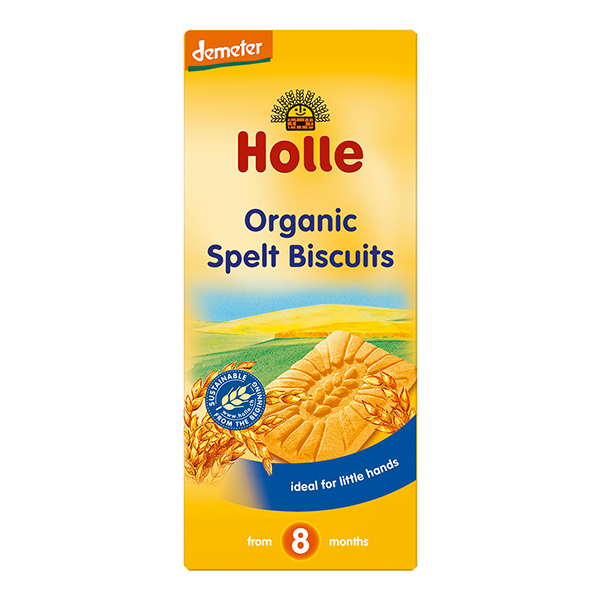 Holle Bio biscuiti din grau spelt 8 luni+, 150 g