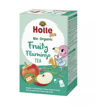 Holle Bio ceai de fructe pentru copii Fruity Flamingo 3 ani+ 20  plicuri