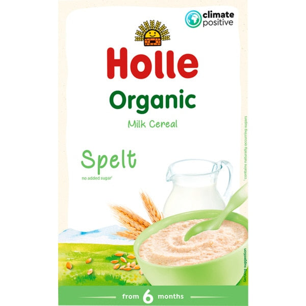 Holle cereale organice cu lapte si spelta 4 luni+, 250 g