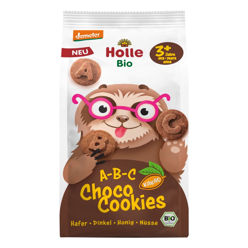 Holle Bio ECO Biscuiti cu cacao ABC, 125 g 3 ani+ Imagine principală a produsului