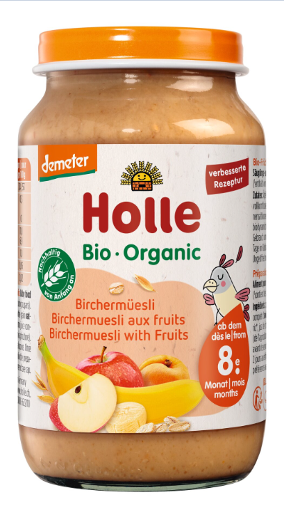 Holle Bio ECO piure din musli cu fructe 8m+ 220g