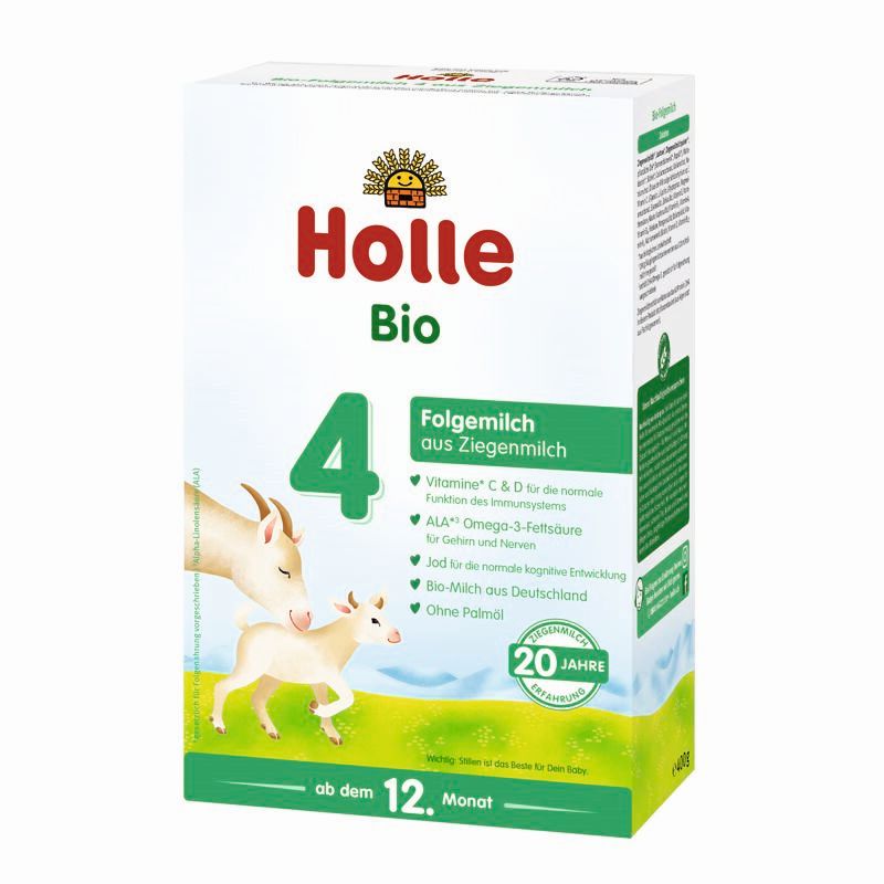 Holle Bio formula lapte de capra organic pentru bebelusi 4, 12m+, 400 g
