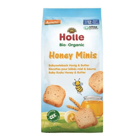 Holle Bio Mini paine uscata din grau 12m+ 100 g