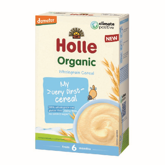 Holle Bio piure din ovaz integral fara gluten 6m+ 250 g