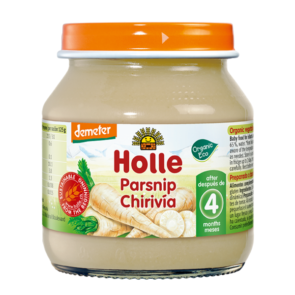 Holle piure de pastarnac 4 luni+, 125 g