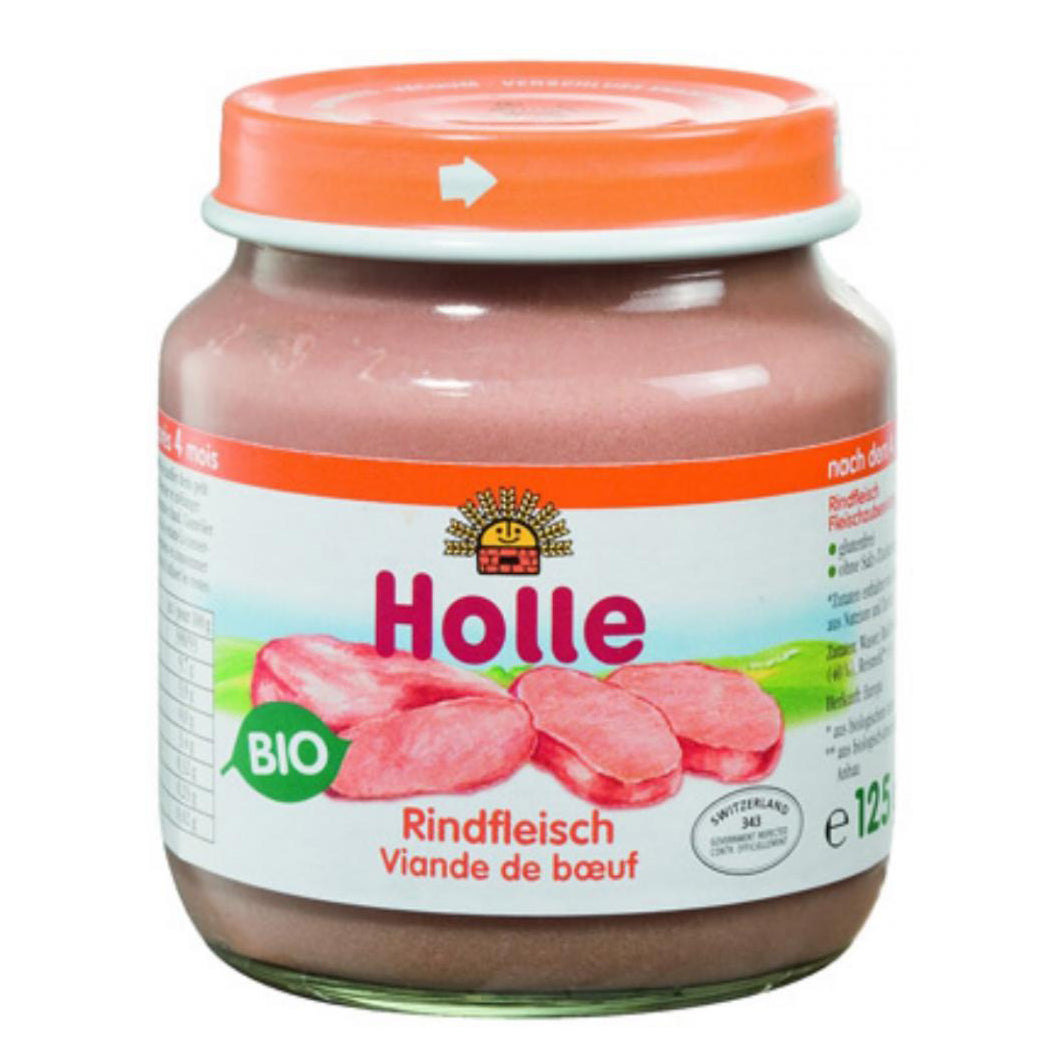 Holle Bio piure Eco din carne de vita 4 luni+, 125 g