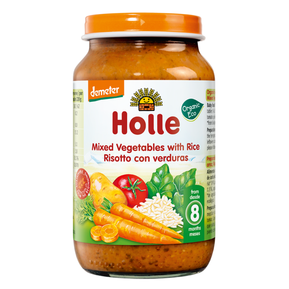 Holle Bio piure Eco mix de legume cu orez 8 luni+