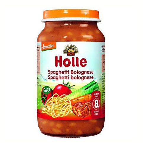 Holle Bio piure spaghete bolognese 8 luni+, 220 g
