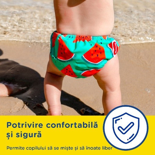 Huggies chilotel scutec pentru inot refolosibil Little Swimmers Nr. 2-3 pentru 5-11 kg Watermelon