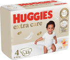 Huggies scutec copii Extra Care 4 pentru 8-16 kg 33 buc