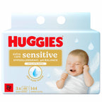 Huggies servetele umede Extra Care Sensitiv Trio 0m+ 3x48 buc