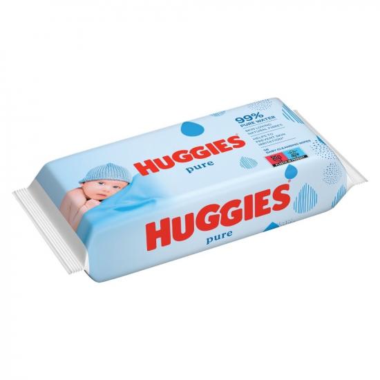 Huggies servetele umede Pure fara parfum 0m+ 56 buc 