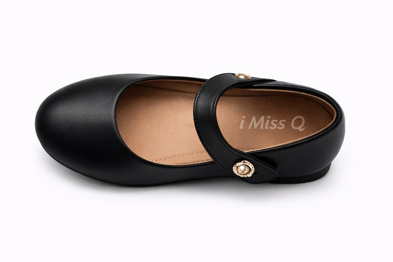 i`Miss Q pantofi fetite tip balerini 24-30 Black