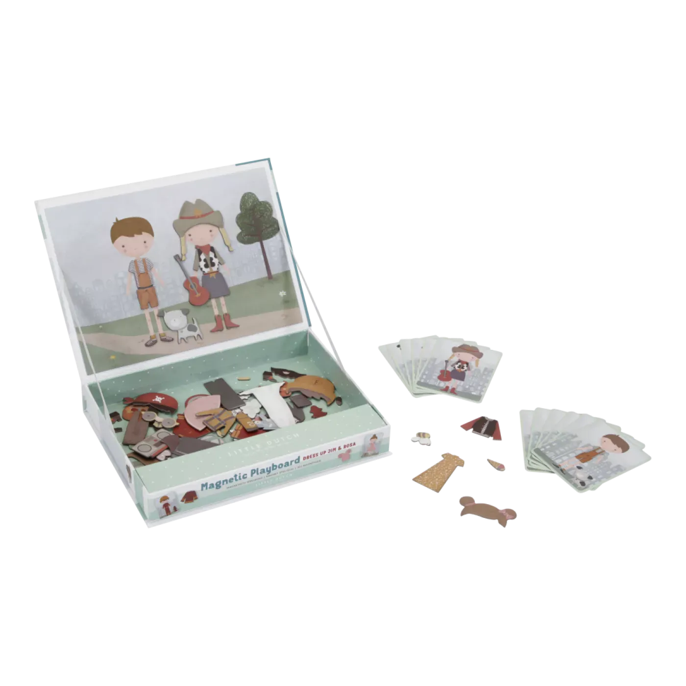 Little Dutch puzzle magnetic FSC 3 ani+ Jim si Rosa