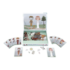 Little Dutch puzzle magnetic FSC 3 ani+ Jim si Rosa