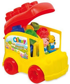 Clementoni autobuz de scoala + cuburi Clemmy Baby 01